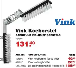 De Boer Drachten Vink koeborstel aanbieding