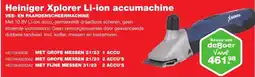 De Boer Drachten Heiniger xplorer li-ion accumachine aanbieding