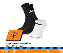 Action Kappa sneakersokken aanbieding
