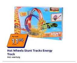 Action Hot Wheels Stunt Tracks Energy Track aanbieding
