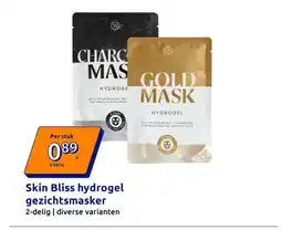 Action Skin Bliss hydrogel gezichtsmasker aanbieding