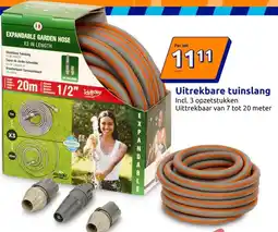 Action Uitrekbare tuinslang aanbieding