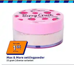 Action Max & More settingpoeder aanbieding