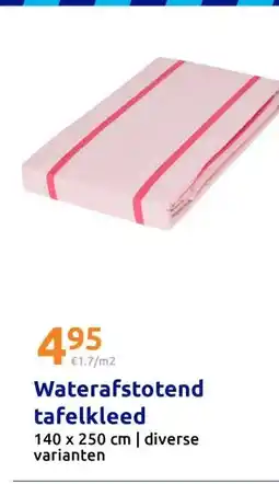 Action Waterafstotend tafelkleed aanbieding