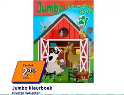 Action Jumbo kleurboek aanbieding