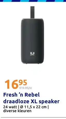 Action Fresh 'n Rebel draadloze XL speaker aanbieding