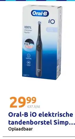 Action Oral-B iO elektrische tandenborstel Simp aanbieding
