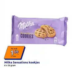 Action Milka Sensations koekjes aanbieding