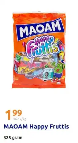 Action MAOAM Happy Fruttis aanbieding