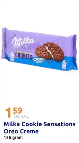 Action Milka Cookie Sensations Oreo Creme aanbieding