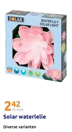 Action Solar waterlelie aanbieding