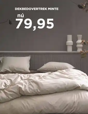 TotaalBED Dekbedovertrek Minte aanbieding