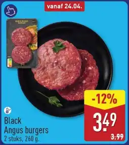ALDI Black Angus burgers aanbieding