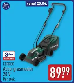 ALDI Ferrex Accu-grasmaaier 20V aanbieding
