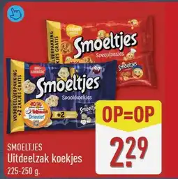 ALDI Smoeltjes Uitdeelzak koekjes aanbieding