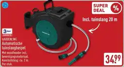 ALDI Gardenline Automatische tuinslanghaspel aanbieding