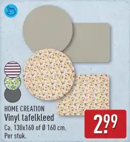 ALDI Home creation Vinyl tafelkleed aanbieding