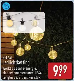 ALDI Belavi ledlichtketting aanbieding