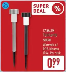 ALDI Casalux Tuinlamp solar aanbieding
