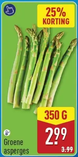 ALDI Groene asperges aanbieding
