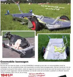 De Boer Drachten Cowmobile koewagen aanbieding