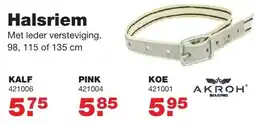 De Boer Drachten Halsriem aanbieding