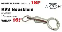 De Boer Drachten RVS Neusklem aanbieding