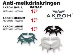 De Boer Drachten Anti-melkdrinkringen aanbieding