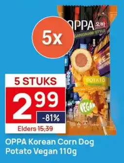 Butlon OPPA Korean Corn Dog Potato Vegan aanbieding