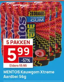 Butlon Mentos kauwgom xtreme aardbei aanbieding