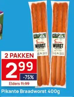 Butlon Pikante Braadworst aanbieding