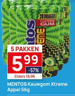 Butlon Mentos kauwgom xtreme Appel aanbieding