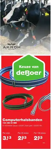 De Boer Drachten Computerhalsbanden aanbieding