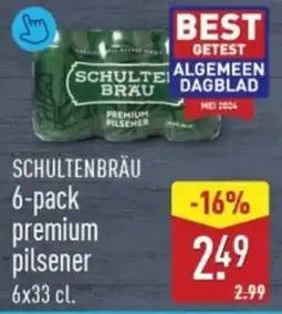 ALDI Schultenbräu Premium Pilsener aanbieding
