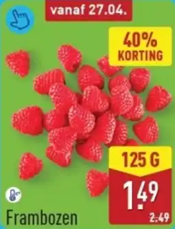 ALDI Frambozen aanbieding