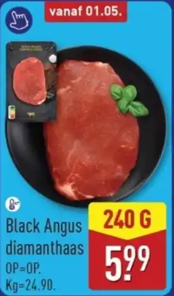 ALDI Black Angudiamanthaas OP=OP. Kg=24.90. Diamanthaas aanbieding