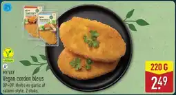 ALDI My Vay Vegan cordon bleus aanbieding