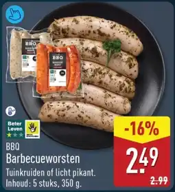 ALDI BBQ Barbecueworsten aanbieding