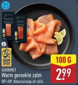ALDI Gourmet Warm Gerookte Zalm aanbieding