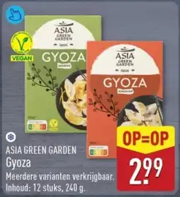 ALDI Asia Green Garden Gyoza aanbieding