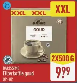 ALDI Barissimo Filterkoffie Goud XXL aanbieding