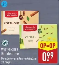 ALDI Westminster Kruidenthee aanbieding