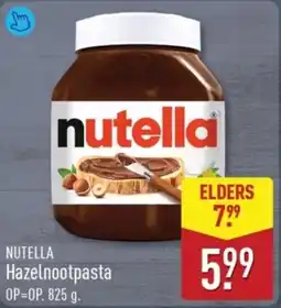 ALDI Nutella Hazelnootpasta aanbieding