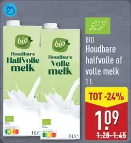ALDI Bio Houdbare halfvolle of volle melk aanbieding