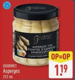 ALDI Gourmet Asperges aanbieding