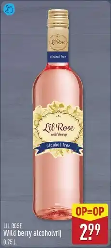 ALDI Lil Rose Wild Berry Alcoholvrij aanbieding