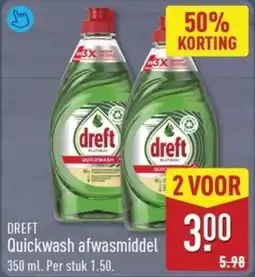 ALDI Dreft Quickwash Afwasmiddel aanbieding