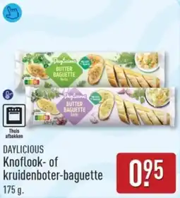 ALDI Daylicious Knoflook of kruidenboterbaguette aanbieding