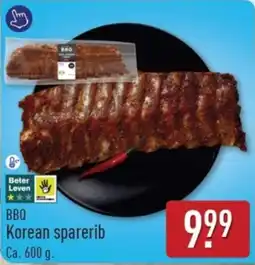 ALDI BBQ Korean sparerib aanbieding