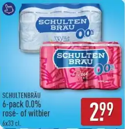 ALDI Schultenbräu 0.0% Rosé of Witbier aanbieding